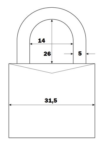 KŁÓDKA JARZMOWA SZYFROWA ABUS 30 MM TITANIUM na Arena.pl