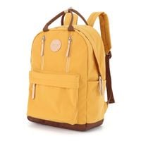 plecak miejski musztardowy do szkoły i pracy - himawari