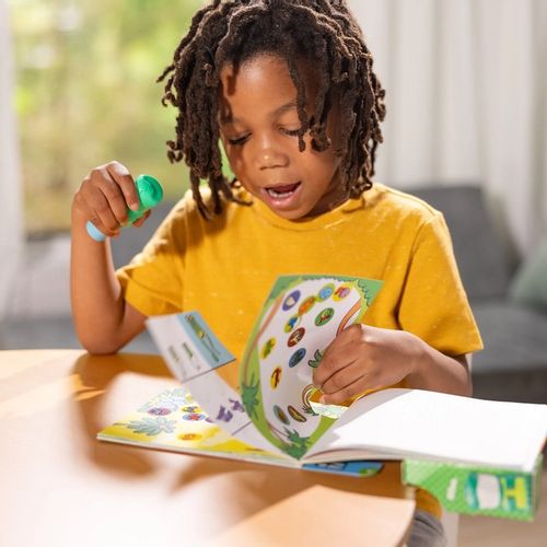 Naklejki dla dzieci Książeczka ze stempelkiem Dinozaury Sticker WOW Melissa na Arena.pl