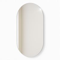 Lustro owalne LED COB łazienkowe, uniwersalne 100x50 cm bez ramy IP 67