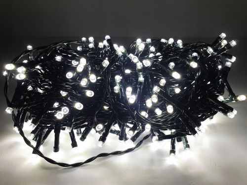 LAMPKI CHOINKOWE 400 LED BIAŁE BIAŁY ATEST CHOINKA na Arena.pl