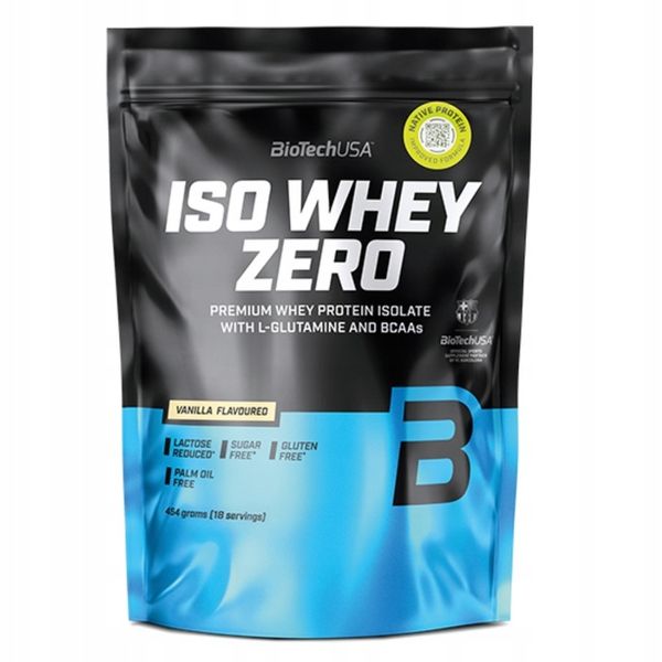 BIOTECH USA ISO WHEY ZERO 454g BIAŁKO IZOLAT WPI +PRÓBKA 25g MASA zdjęcie 3
