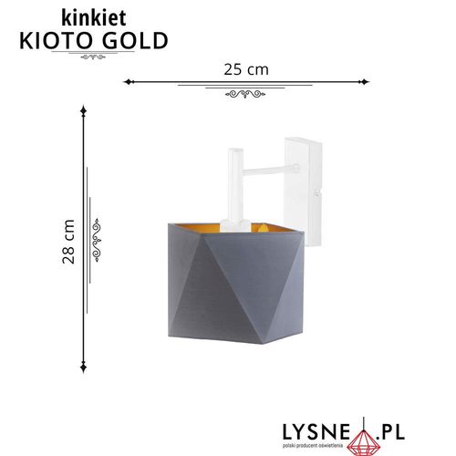 Oświetlenie ścienne KIOTO GOLD na Arena.pl