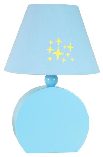 Ofelia # # lampka gab. mdf 1x40W E14 niebieska zdjęcie 1