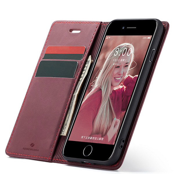 Spacecase Wallet Iphone 6/6S Red zdjęcie 1