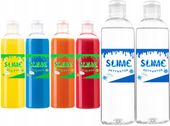 ZESTAW SLIME 4 x kolorowy KLEJ PVA AKTYWATOR GLUT NA PREZENT