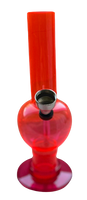 Fajka Wodna Bongo Akrylowe Bonio z Akrylu Czerwone Małe Nieduże 16 cm