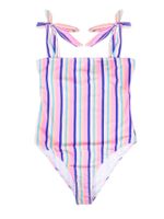 Kostium plażowy damski jednoczęściowy pastelowy w paski XL YOCLUB