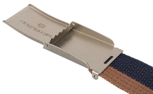 pasek parciany ptn silver-navy-brown-125 na Arena.pl