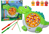 Gra Zręcznościowa Łowienie Rybek Plansza Dinozaur Zielony