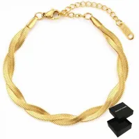 BRANSOLETKA DAMSKA ZŁOTA 585 ŻMIJKA 18K NA PREZENT ŻONIE MAMIE