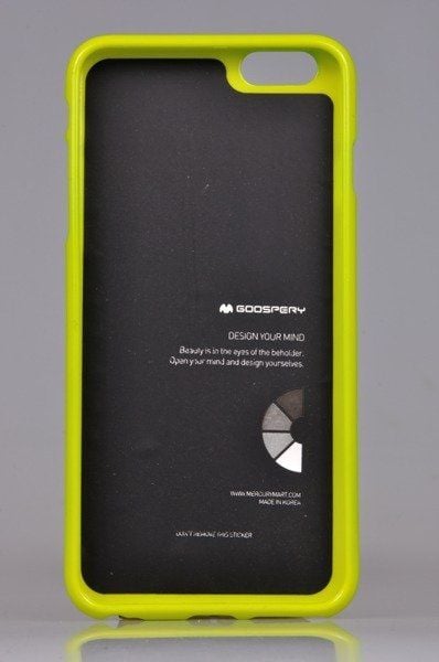 Etui Mercury Goospery Jelly Case (Z) do APPLE iPhone 6 Plus / iPhone 6S Plus limonka zdjęcie 2