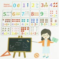 DLA DZIECI  PUZZLE ZESTAW EDUKACYJNY Z CYFRAMI