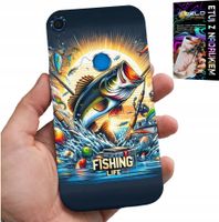 ETUI DO HUAWEI Y6S - WZORY DLA WĘDKARZA, RYBY, DORSZ, ŁOSOŚ