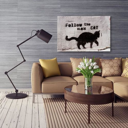 Deco Panel, Black cat 50x40 na Arena.pl