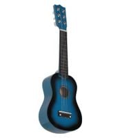 Gitalele niebieskie 6-strunowa mini gitara hybryda ukulele podróżna hit