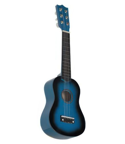 Gitalele niebieskie 6-strunowa mini gitara hybryda ukulele podróżna hit na Arena.pl