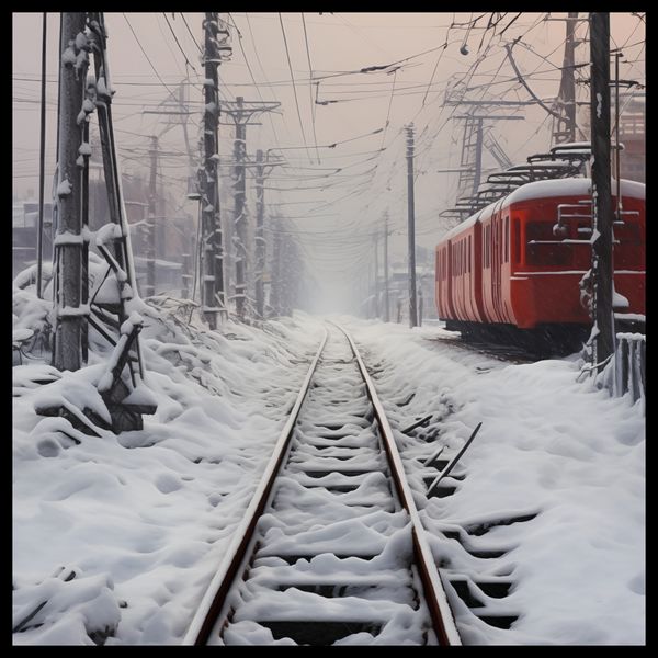 Plakat 50x50cm Podróż po Torach zdjęcie 2