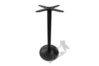 NOGA STOŁU L18 - WYSOKA Z KRZYŻAKIEM SŁONECZKO PEŁNE PODSTAWA STÓŁ ŻELIWNA