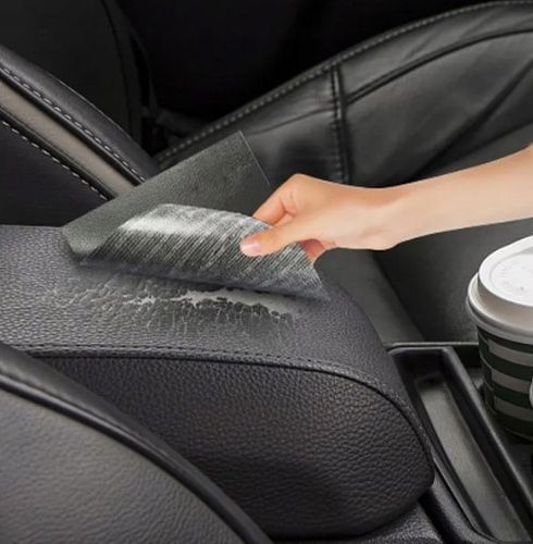 SKÓRA SAMOPRZYLEPNA EKO SKÓRA SKAJ TAPICERSKI KLEJ ŁATY CZARNY 140X50 CM na Arena.pl