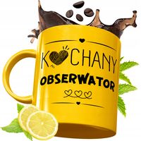 Złoty Kubek Premium Dla Obserwatora Prezent Z Nadrukiem Ze Zdjęciem