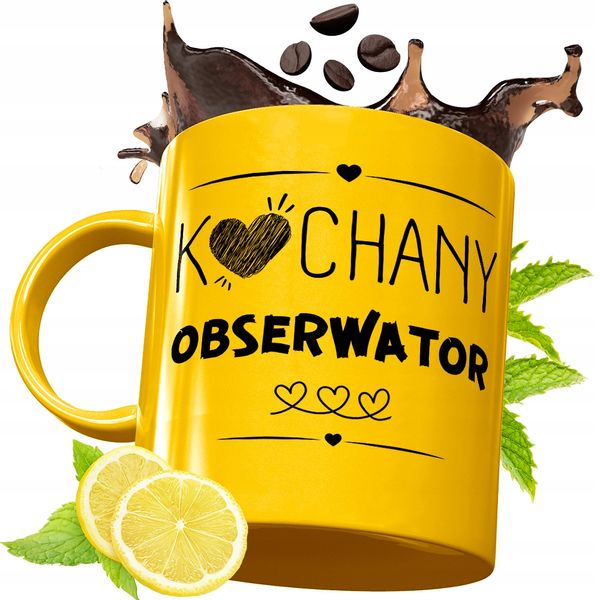 Złoty Kubek Premium Dla Obserwatora Prezent Z Nadrukiem Ze Zdjęciem zdjęcie 1