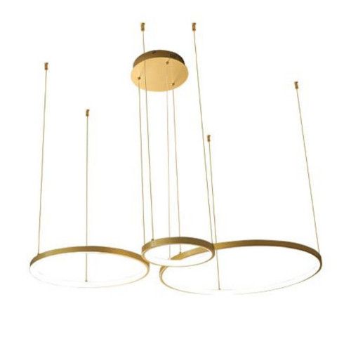 ŻYRANDOL LED HODO ZŁOTY 10000LM ŚCIEMNIANY Z PILOTEM na Arena.pl