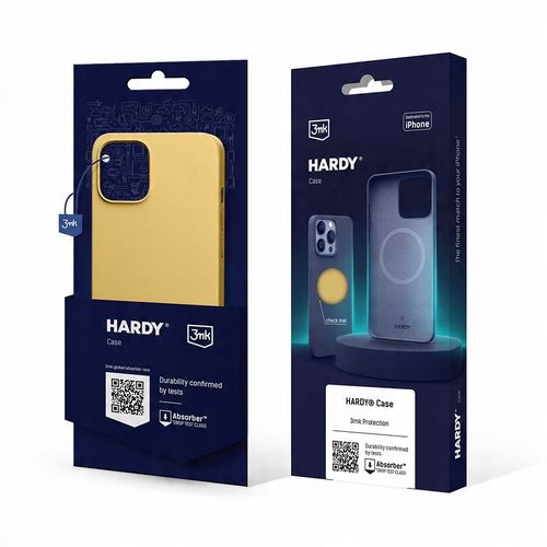 Etui na Apple iPhone 15 - 3mk HARDY Silicone MagCase Yellow na Arena.pl