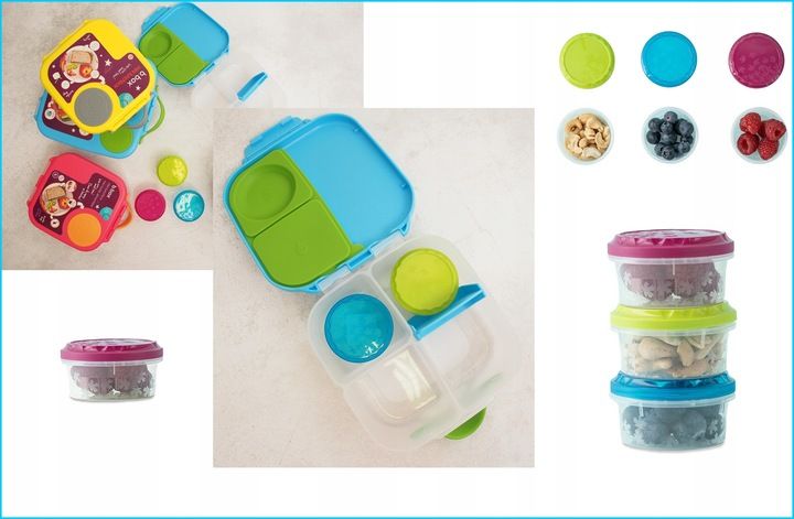 B.BOX Mini Lunchbox Śniadaniówka bbox 1000ml 11 Kolorów z pojemnikiem zdjęcie 9