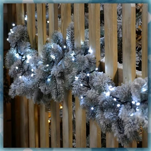 LAMPKI CHOINKOWE BIAŁY ZIMNY 1000LED 8 TRYB ZEW/WEW 63 METRY NA CHOINKĘ na Arena.pl