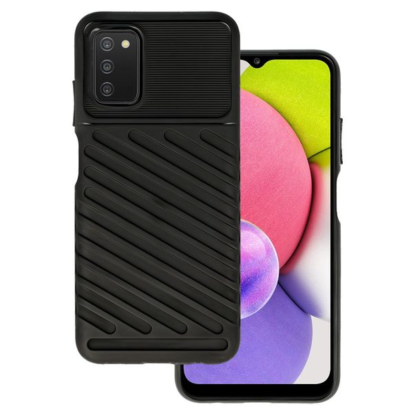 Thunder Case do Samsung Galaxy A03S Czarny zdjęcie 1