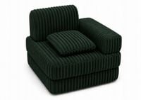 Modułowa sofa fotel pokój dziecięcy 120x60 BELLA zielony