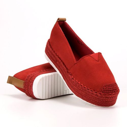Czerwone Espadryle Na Platformie r.39 na Arena.pl