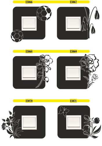 naklejki na włącznik NAKLEJKA POD KONTAKT ścienne na Arena.pl