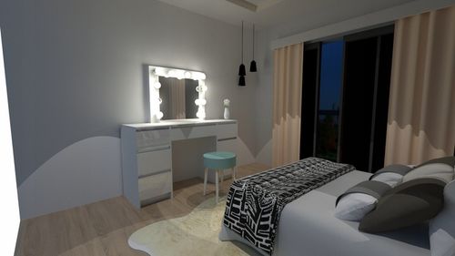 TOALETKA kosmetyczna BIAŁA z lustrem LED 12 wizaż na Arena.pl