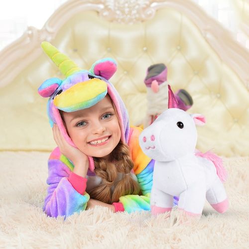 JEDNOROŻEC PLUSZOWY MIEKKI MIĘCIUTKI KONIK PRZYTULANKA PLUSZAK W TOREBCE na Arena.pl