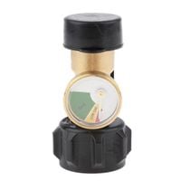 Adapter zbiornika propanu na gaz płynny z manometrem do zaworu