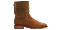 Clarks Botki damskie - ClarkdaleAxHot, ciepłe - rozmiar 36 - brązowy zamsz