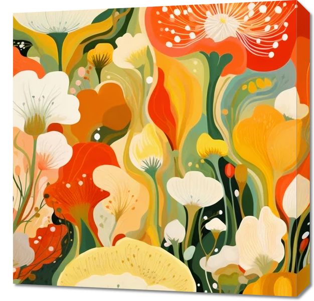 Obraz 60x60cm Kwiatowy Raj zdjęcie 1