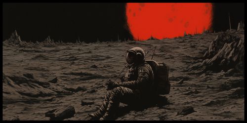 Plakat 91,3x44,5cm Samotność w Kosmosie na Arena.pl