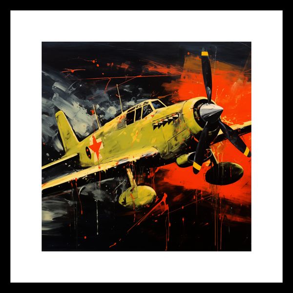 Plakat 30x30cm Barwny Przelot zdjęcie 3