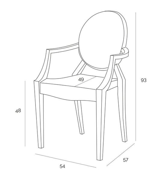 Krzesło Royal transp. zdjęcie 6