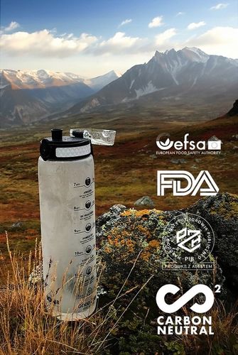 Mała morska butelka bidon sportowy na wodę BPA Free atest PZH ION8 0,35 l na Arena.pl