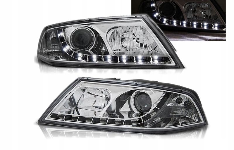 REFLEKTORY LAMPY DO SKODA OCTAVIA II 2 OD 2004 DO 2008 LED XENON zdjęcie 1
