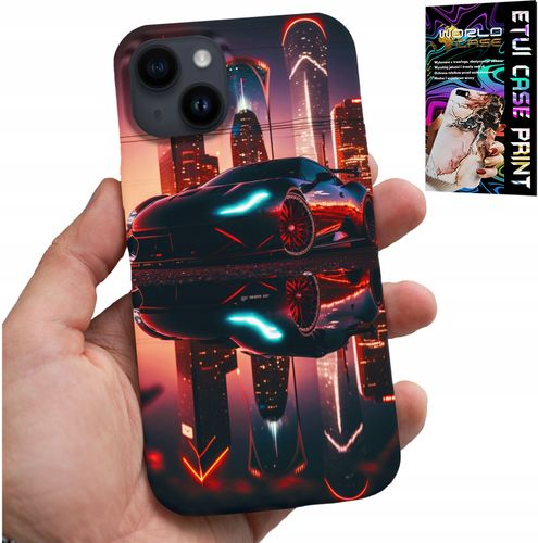 ETUI DO IPHONE 14 - SAMOCHODY FAN, WZORY DLA MĘŻCZYZN +FOLIA na Arena.pl