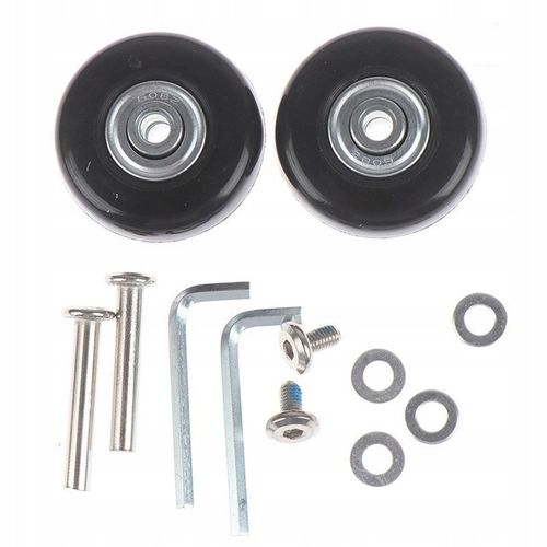 4 SZT ZESTAW KÓŁEK DO WALIZKI CZĘŚCI NAPRAWCZE BAGAŻY WALIZEK TOREB 50*18mm na Arena.pl