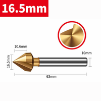 Pogłębiacz stożkowy 1-ostrzowy Fi4.5-fi60, Rozmiar: Ø16.4 x 10 x 60° x 63L