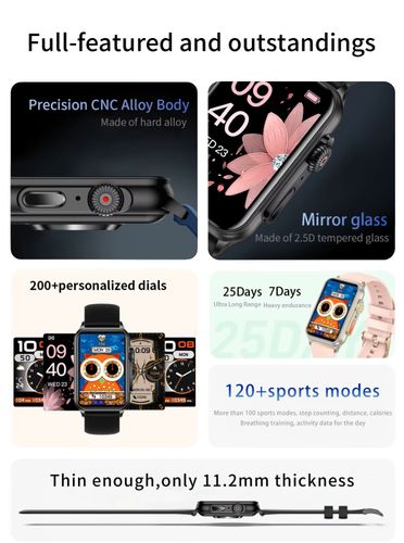 smartwatch damski rubicon rncf06 black smarub215 na Arena.pl