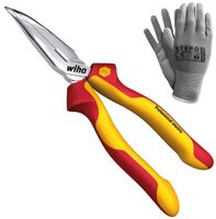 2 x SZCZYPCE PÓŁOKRĄGŁE ZAKRZYWIONE PROFESSIONAL ELECTRIC 200MM 26729 WIHA