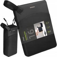 innostyle zestaw torba na laptopa 16 wodoodporna + etui na gadżety czarna